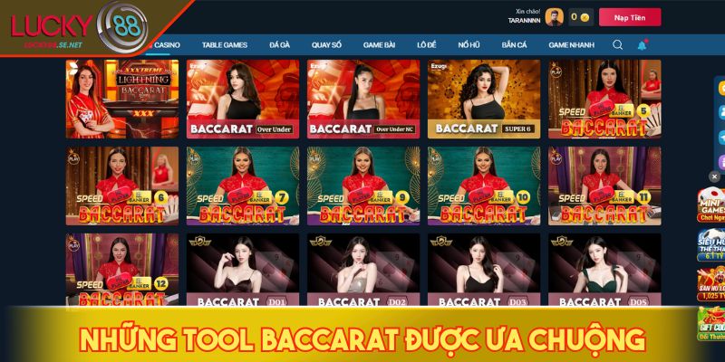 Tool Baccarat - Bí Quyết Nâng Tầm Chiến Thắng Trong Game Bài 3 Những tool baccarat được ưa chuộng