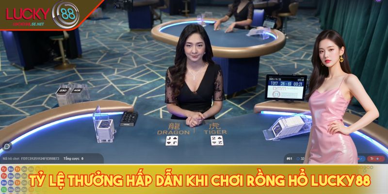 Rồng Hổ LUCKY88 - Chiến Lược Dồn Kèo Giúp Tăng Lợi Nhuận 3 Tỷ lệ thưởng hấp dẫn khi chơi Rồng Hổ LUCKY88